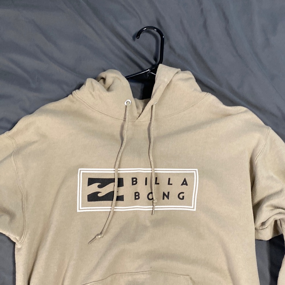 Tan Billabong Sweatshirt Size Small